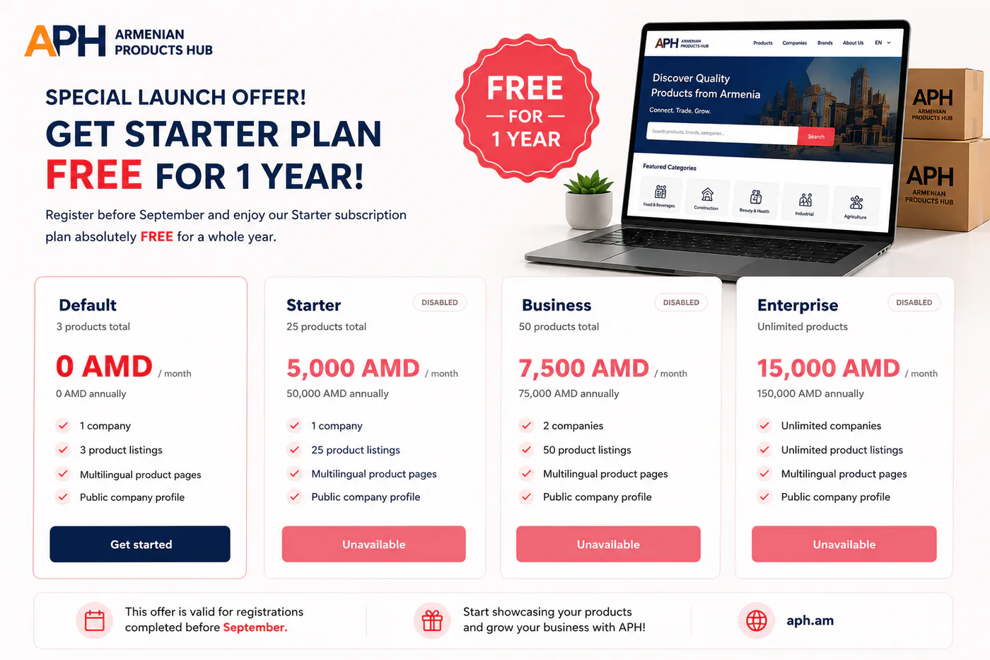 Launch Offer: Get a FREE Starter Subscription for 1 Year!